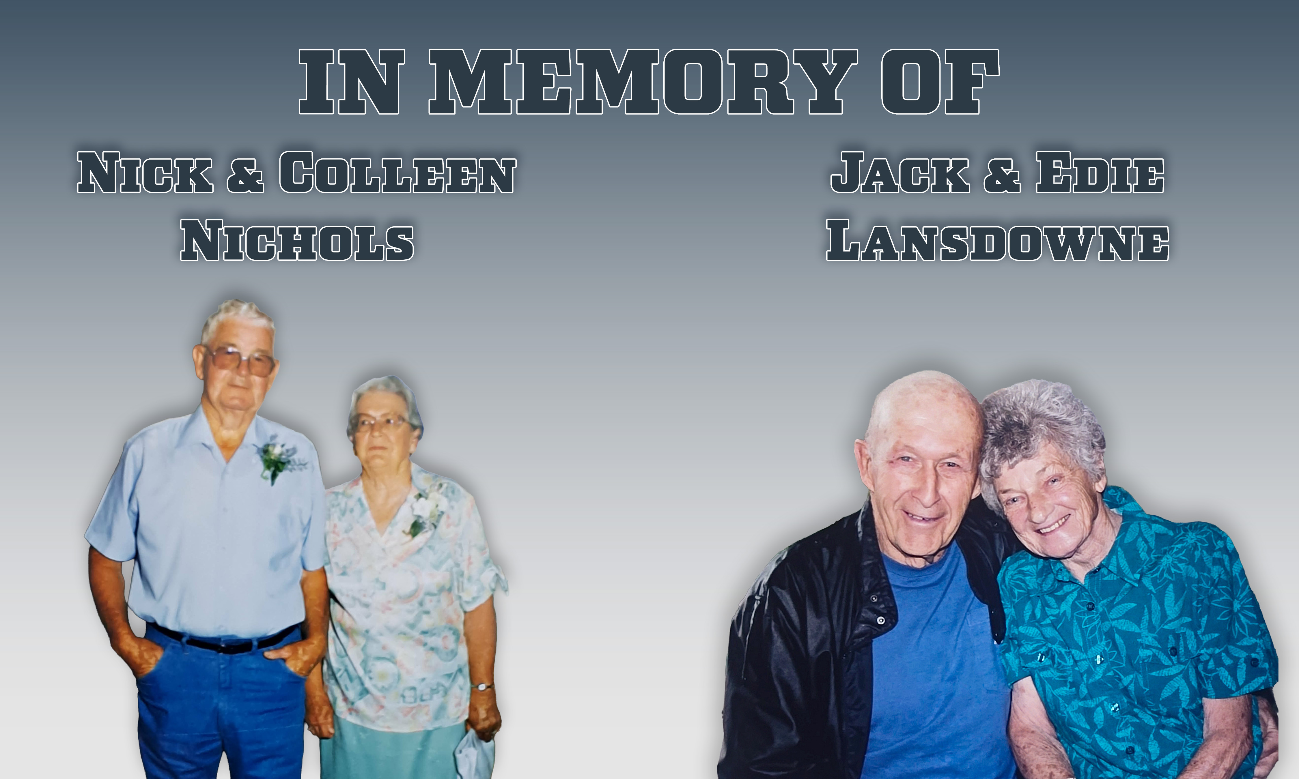 In memory of Lansdowne Nichols banner