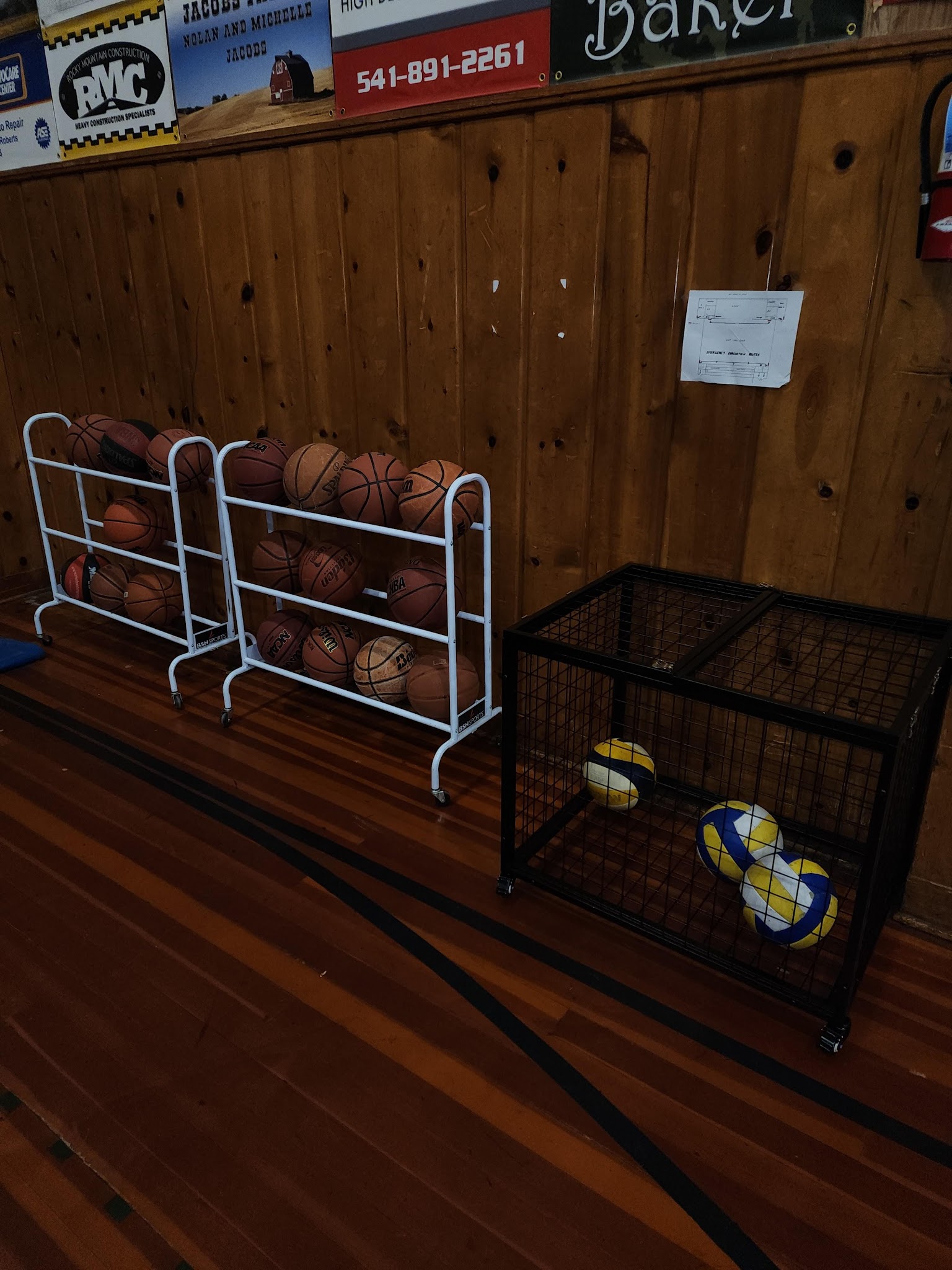 Contract photo 3 showing ball and cart placement